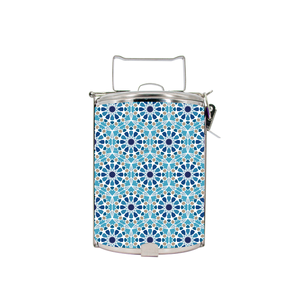 BDARI Tiffin Carrier - Arabic Mosaic Tile