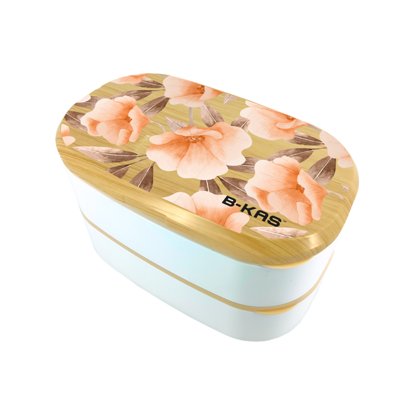 B-KAS 1.5L Bento Lunch Box - Lily Flower