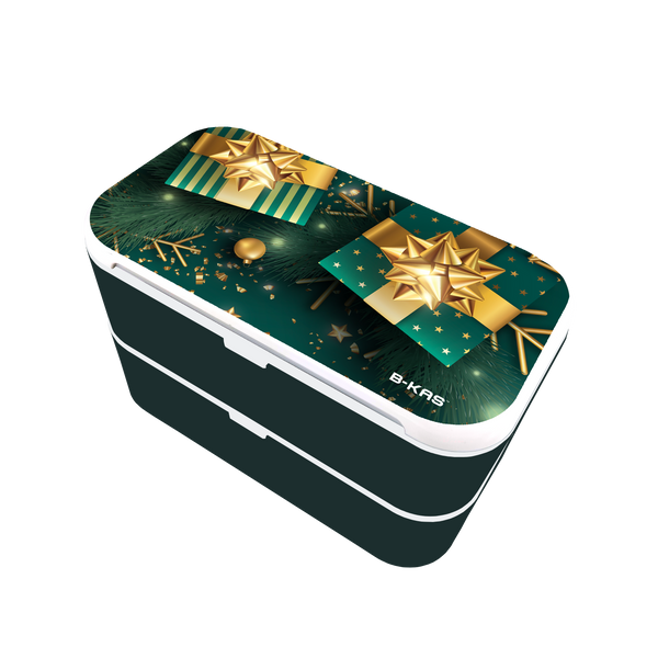B-KAS 1.2L Bento Lunch Box - Xmas Gift