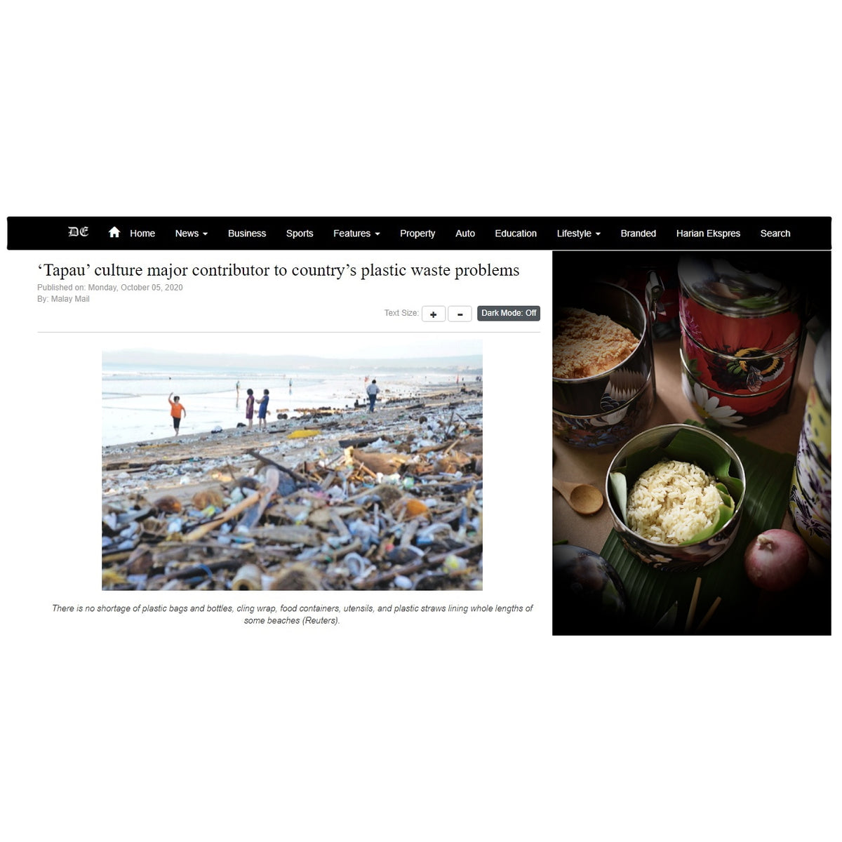 ‘Tapau’ culture major contributor to country’s plastic waste problems