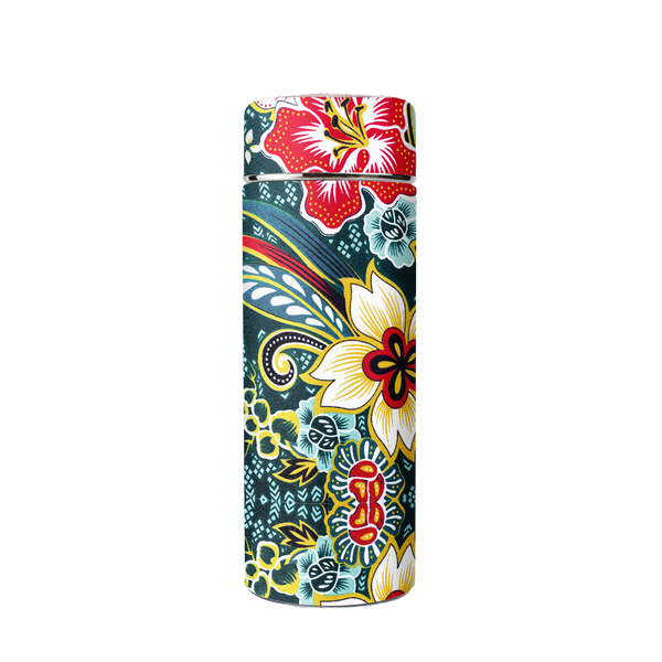 BDARI Flask - Green Batik Sarong