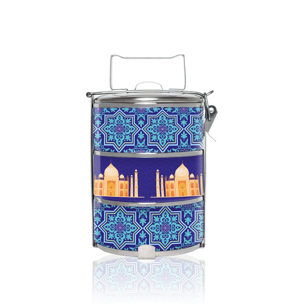 BDARI Tiffin Carrier - Blue Izink Tile