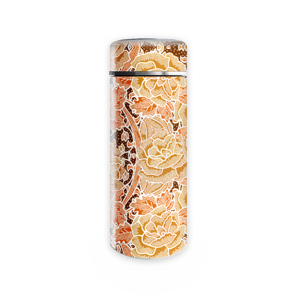 BDARI Flask - Brown Floral Batik