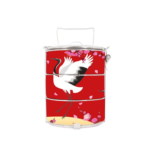 BDARI Tiffin Carrier - Red Crane