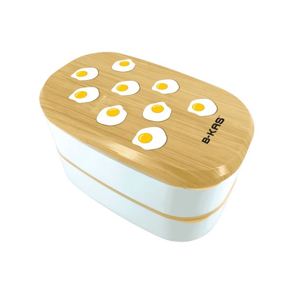 B-KAS 1.5L Bento Lunch Box - Eggs