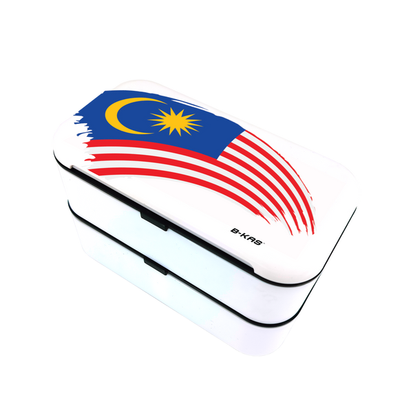 B-KAS 1.2L Bento Lunch Box - Malaysia Flag