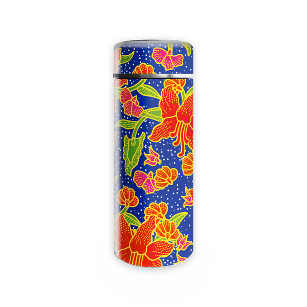 BDARI Flask - Orange Flower Batik