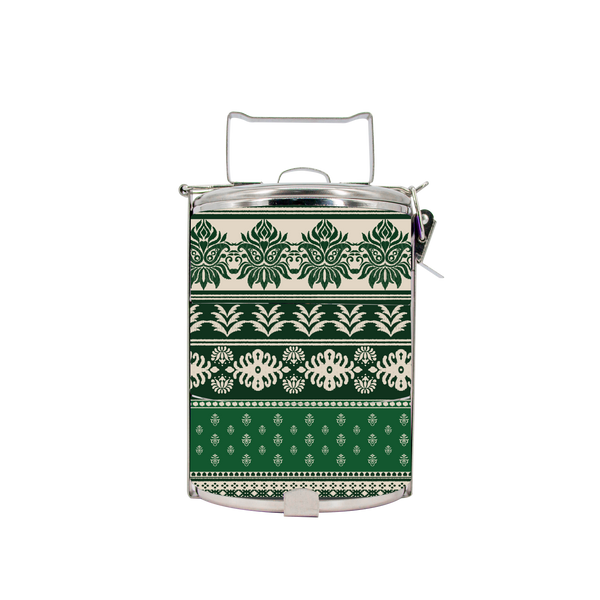 BDARI Tiffin Carrier - Green Aztec