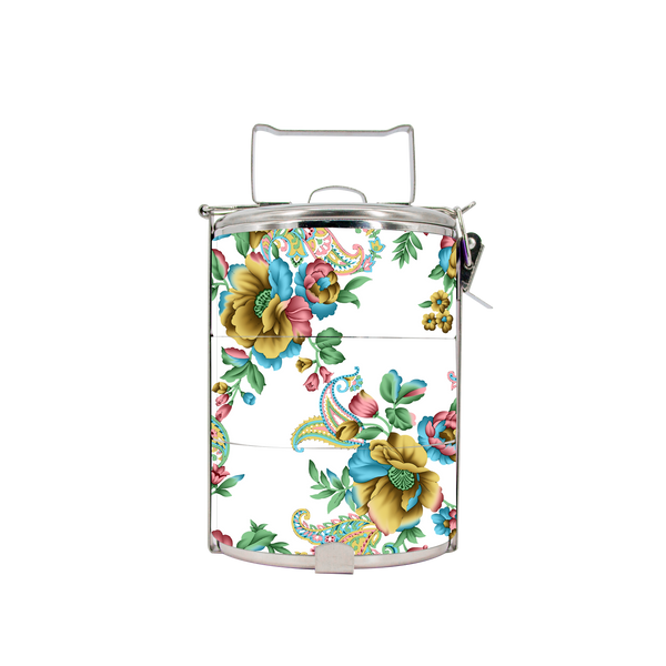 BDARI Tiffin Carrier - Colourful Abstract Flower