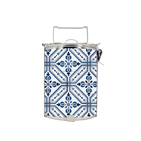 BDARI Tiffin Carrier - Blue Ceramic