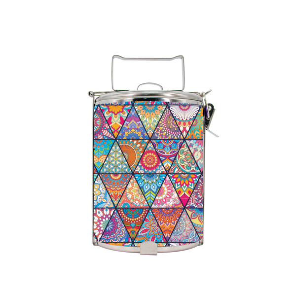 BDARI Tiffin Carrier - Ethnic Tiles