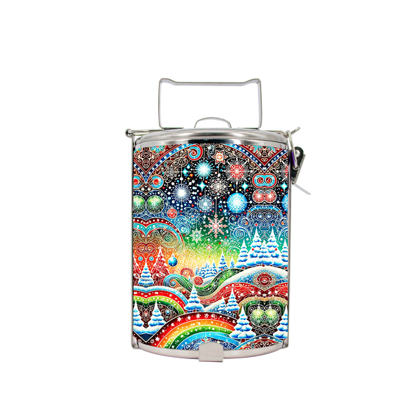 BDARI Tiffin Carrier - Psychedelic Christmas
