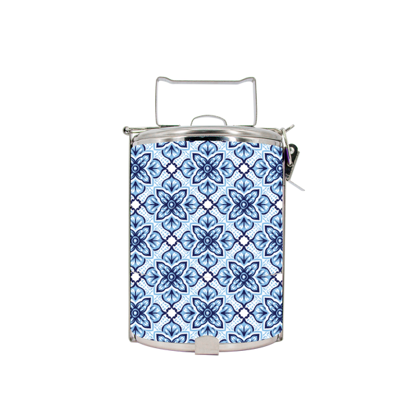 BDARI Tiffin Carrier - Mediterranean Porcelain