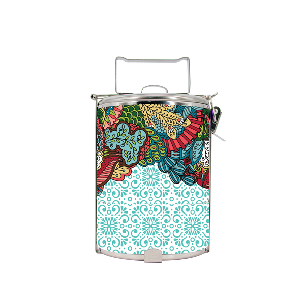 BDARI Tiffin Carrier - Minty Flora