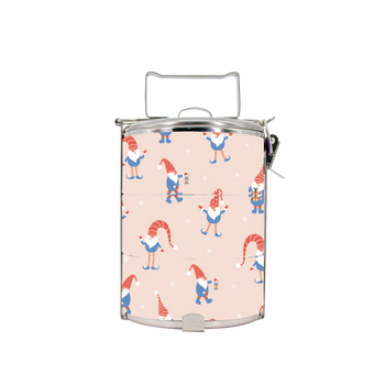 BDARI Tiffin Carrier - Christmas Gnome