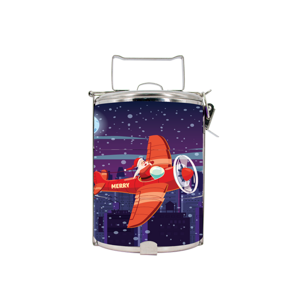 BDARI Tiffin Carrier - Santa Claus Is Coming