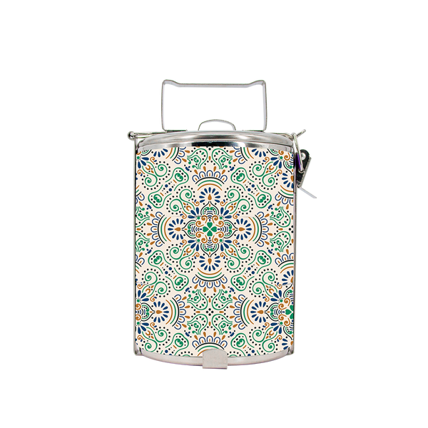 BDARI Tiffin Carrier - Green Mandala