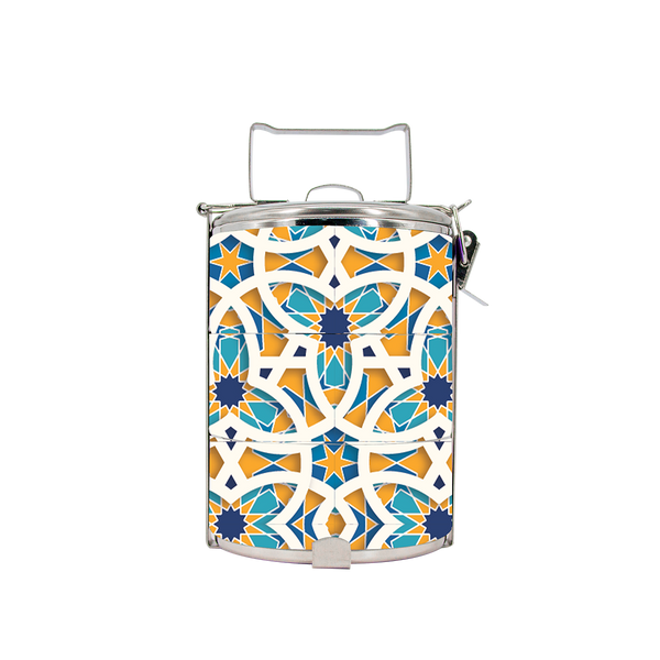 BDARI Tiffin Carrier - Arabic Ornament