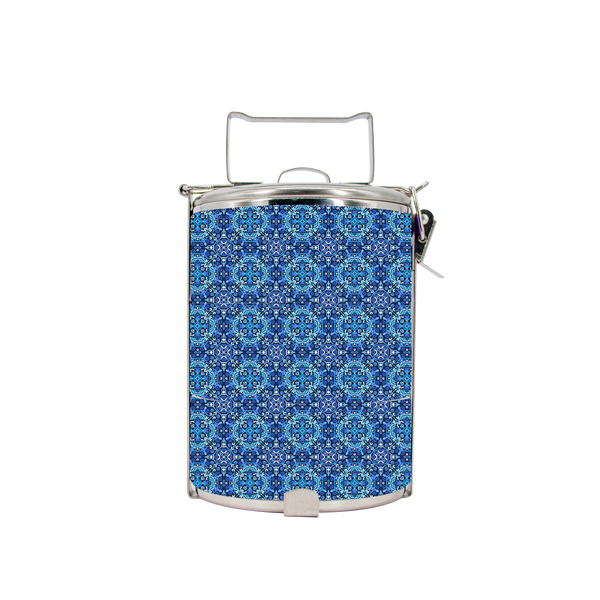 BDARI Tiffin Carrier - Blue Arabesque