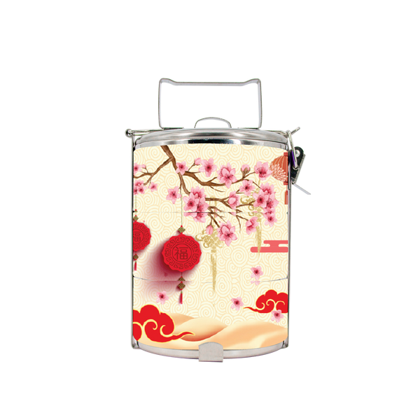 BDARI Tiffin Carrier - Plum Blossom