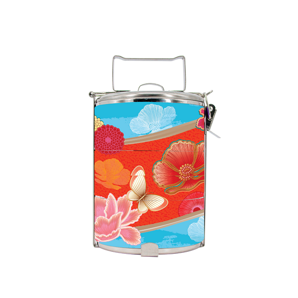 BDARI Tiffin Carrier - Crimson Garden