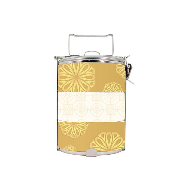 BDARI Tiffin Carrier - Gold Ornament