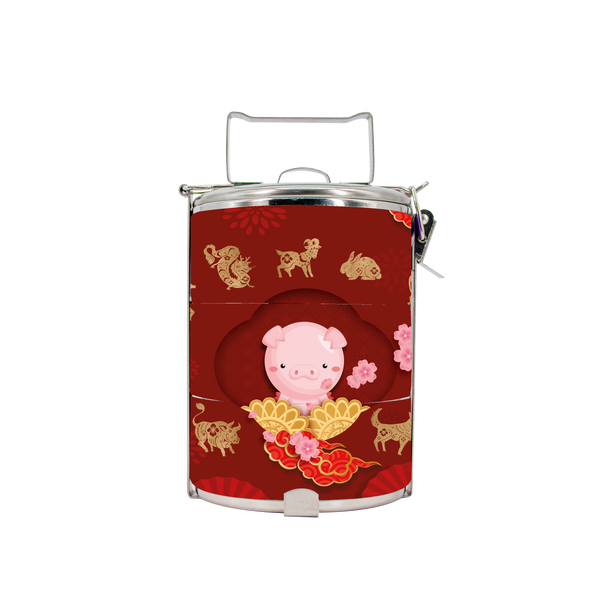 BDARI Tiffin Carrier - Zodiac Pig