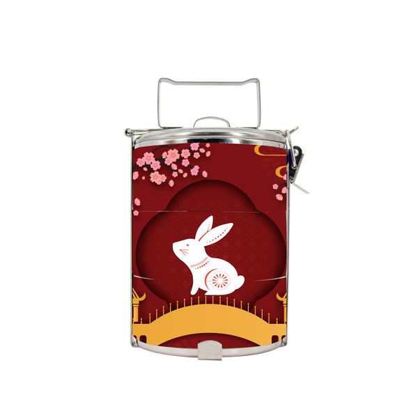 BDARI Tiffin Carrier - Zodiac Garden - Rabbit