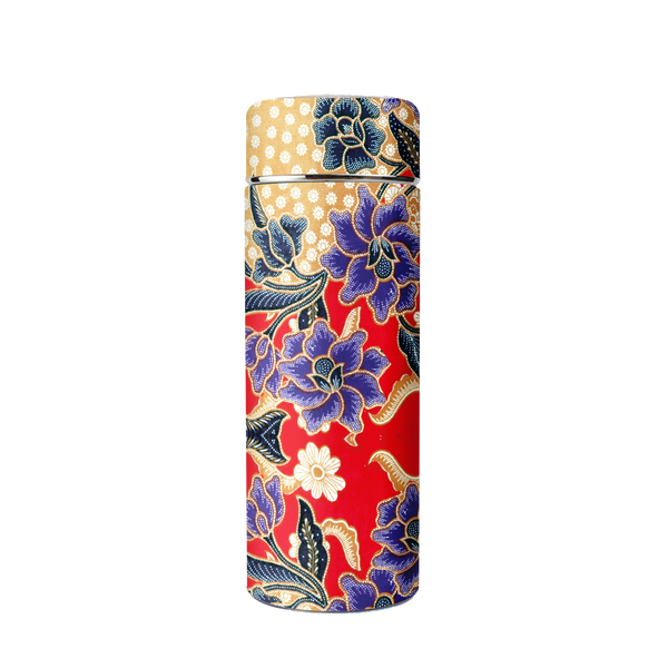 BDARI Flask - Red Sulawesi Batik