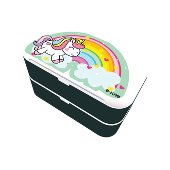 B-KAS 1.2L Bento Lunch Box - Unicorn