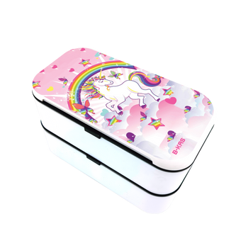 B-KAS 1.2L Bento Lunch Box - Unicorn 2