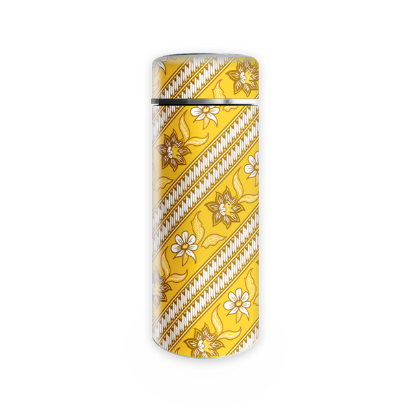 BDARI Flask - Yellow Flower Batik