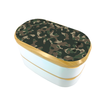 B-KAS 1.5L Bento Lunch Box - Camouflage