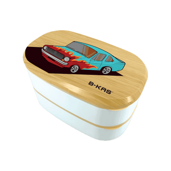 B-KAS 1.5L Bento Lunch Box - Car