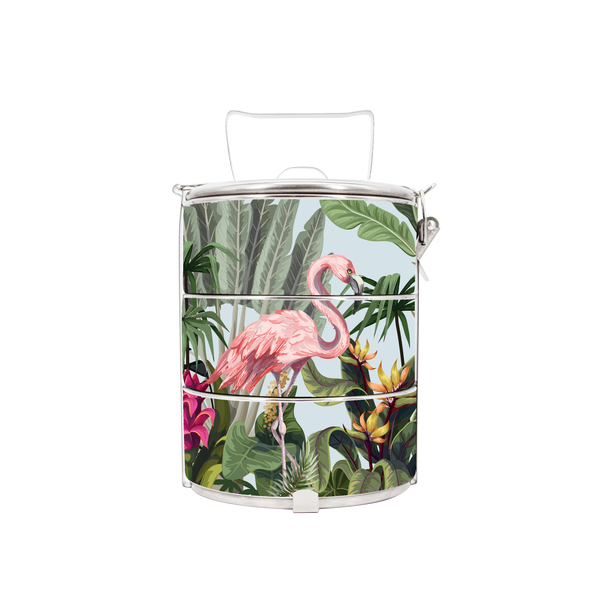 BDARI Tiffin Carrier - Flamingo