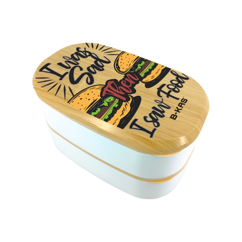 B-KAS 1.5L Bento Lunch Box - I Saw Food