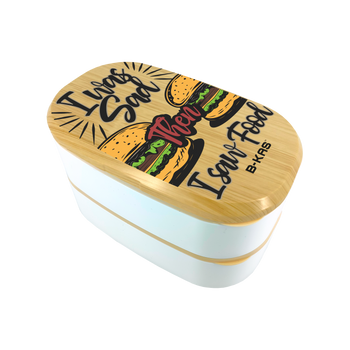 B-KAS 1.5L Bento Lunch Box - Saya Nampak Makanan