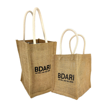 BDARI Jute Bag for Tiffin Carriers