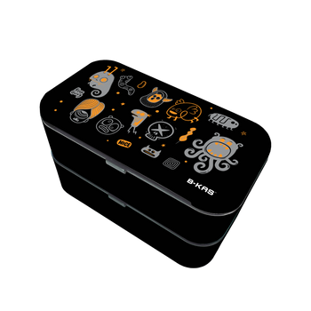 B-KAS 1.2L Bento Lunch Box - Monsters