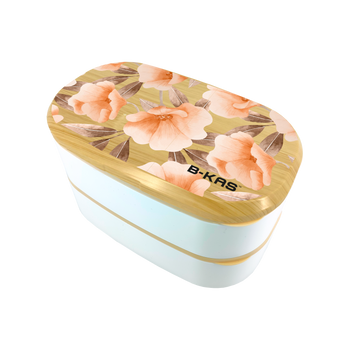 B-KAS 1.5L Bento Lunch Box - Lily Flower