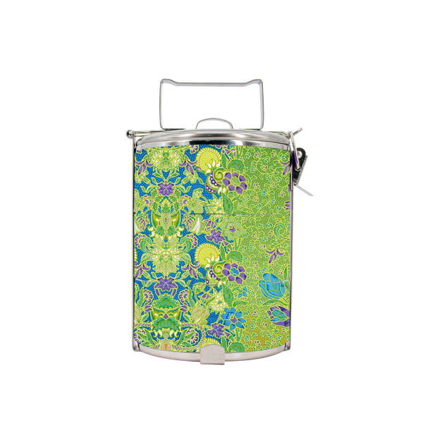 BDARI Tiffin Carrier - Green Batik
