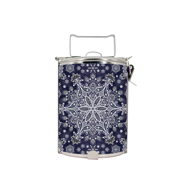 BDARI Tiffin Carrier - Blue Paisley