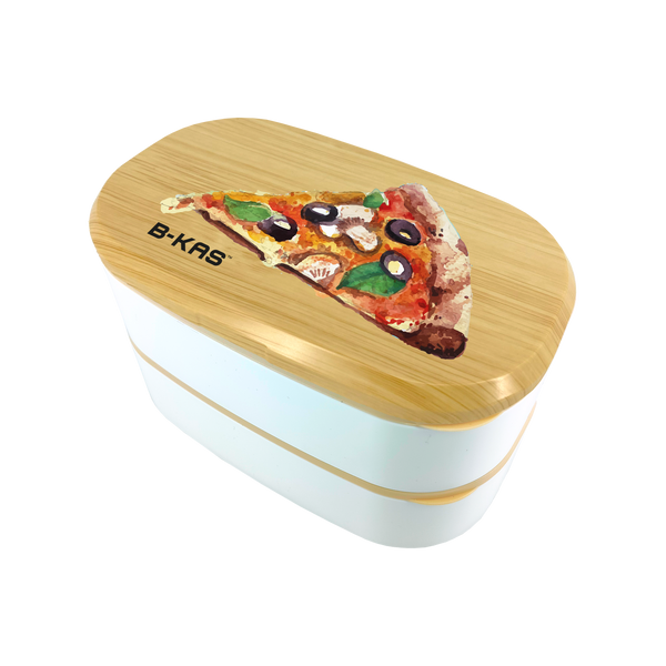 B-KAS 1.5L Bento Lunch Box - Pizza